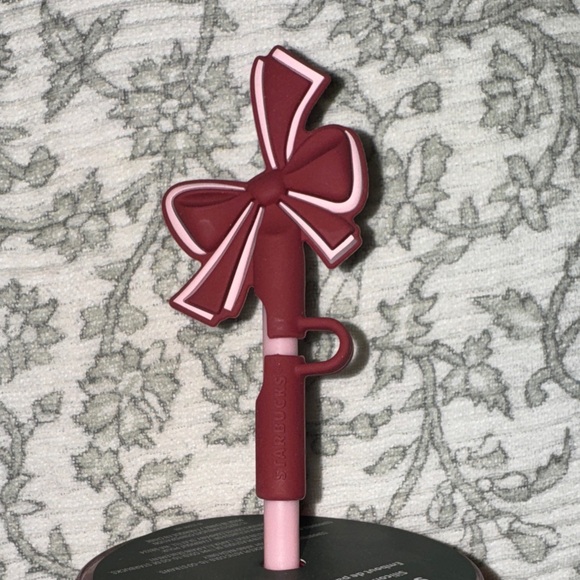 Starbucks Pink Bow Glass Tumbler - Picture 3 of 4